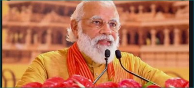 'Shonar Bangla's resolution fulfilled' says PM Modi in Bengal's puja pandal