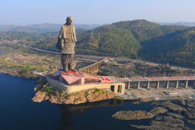 Tourist reaches to visit 'Statue of Unity' to witness spectacular view