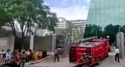 CBI बिल्डिंग की बेसमेंट में लगी भयंकर आग