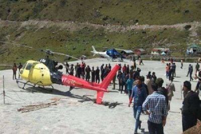 केदारनाथ में क्रैश हुआ हेलीकाप्टर, 6 यात्री थे मौजूद