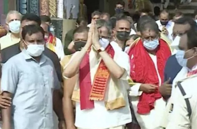 ओडिशा दौरे पर पहुंचे CJI रमना ने पुरी जगन्नाथ मंदिर में किए दर्शन