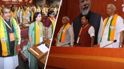 वन्दे मातरम् पर भाजपा ने पारित किया प्रस्ताव, दो पद ही गाने पर की कांग्रेस की आलोचना