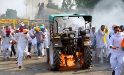 पंजाब सरकार के खिलाफ किसानों का प्रदर्शन, झड़प में एक किसान की मौत, सीएम मान पर हत्या का केस दर्ज करने की मांग