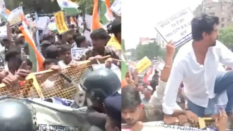 70वीं BPSC परीक्षा के विरोध में प्रदर्शन तेज, मुख्यमंत्री आवास की ओर प्रदर्शनकारियों ने किया मार्च