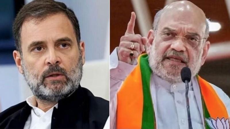 पीएम मोदी पर की गई अभद्र टिप्पणी पर भड़के अमित शाह, साधा राहुल गांधी पर निशाना