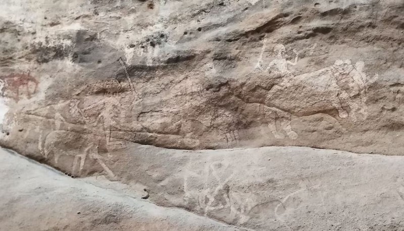 MP में मिली 10 हजार साल पुरानी रॉक पेंटिंग, तस्वीर में दिखी गजब की कलाकृति