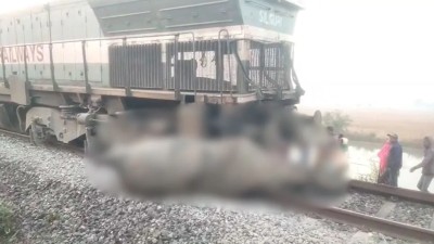 असम में बड़ा रेल हादसा, राजधानी एक्सप्रेस से टकराया हाथियों का झुंड, 8 की मौत