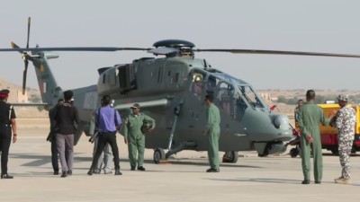 प्रचंड कॉम्बैट हेलीकॉप्टर में उड़ान भरने वाली देश की पहली राष्ट्रपति बनीं द्रौपदी मुर्मू