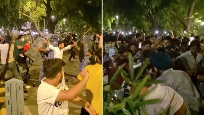 दिल्ली के जंतर-मंतर के पास फिर भड़की हिंसा, दो ACP सहित कई पुलिसकर्मी हुए घायल