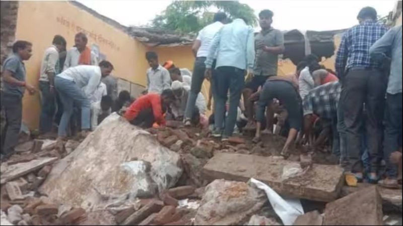 राजस्थान के झालावाड़ में हुआ दर्दनाक हादसा, स्कूल की छत गिरने से 4 छात्रों की मौत