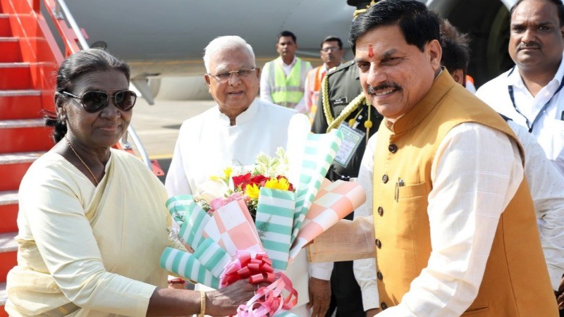 राष्ट्रपति मुर्मू मध्य प्रदेश और ओडिशा के पांच दिवसीय दौरे पर है, ओंकारेश्वर मंदिर के दर्शन करेंगी