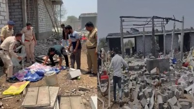 देवास जिले के टोंककलां में एक पटाखा फैक्ट्री में हुआ विस्फोट, 8-10 लोगों की मौत, 25 लोग घायल