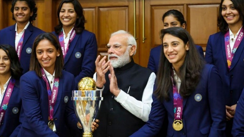 भारतीय महिला क्रिकेट टीम ने की प्रधानमंत्री मोदी से मुलाकात, भगवान राम और हनुमान का हुआ जिक्र