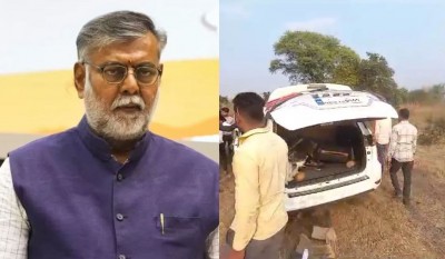 हादसे का शिकार हुई केंद्रीय मंत्री और BJP उम्मीदवार प्रहलाद पटेल की कार, 5 लोग हुए घायल
