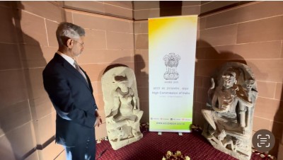 8वीं सदी की दो प्राचीन देवी प्रतिमाओं को वापस ला रहे जयशंकर, भारत से चोरी होकर पहुंच गई थीं ब्रिटेन