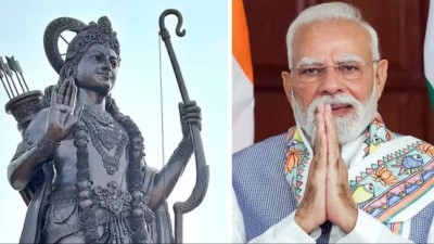 आज प्रधानमंत्री मोदी करेंगे भगवान राम की सबसे ऊंची प्रतिमा का अनावरण