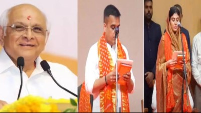 गुजरात में हुआ मंत्रिमंडल का विस्तार, हर्ष संघवी बने उपमुख्यमंत्री