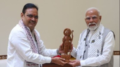 पीएम मोदी से मिले सीएम भजनलाल शर्मा, कैबिनेट के विस्तार को लेकर हुई चर्चा