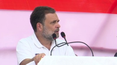 बिहार चुनाव राहुल गांधी की एंट्री, नीतीश सरकार पर साधा निशाना