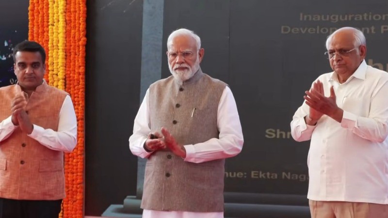 प्रधानमंत्री मोदी ने केवड़िया में 400 करोड़ से अधिक की परियोजनाओं का किया उद्घाटन और शिलान्यास