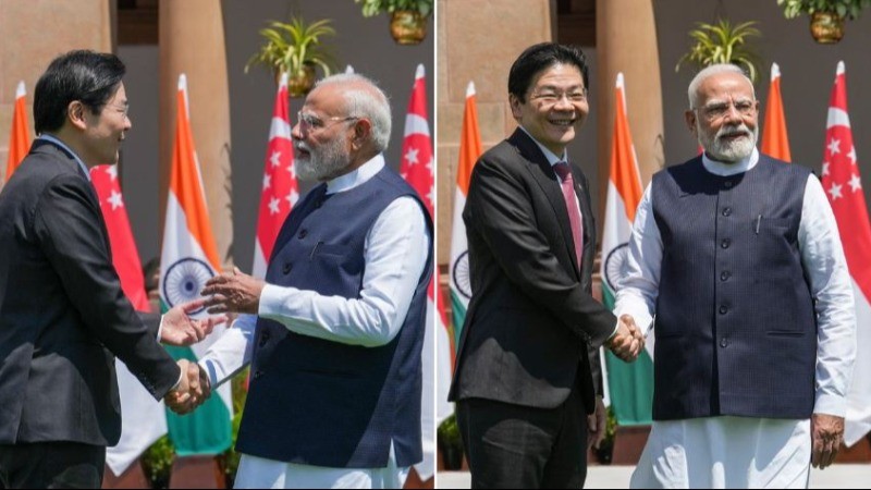 प्रधानमंत्री मोदी से मिलने हैदराबाद हाउस पहुंचे सिंगापुर के पीएम वोंग, दोनों के बीच शुरू हुई द्विपक्षीय वार्ता