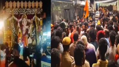 गणेश विसर्जन के बीच बुरहानपुर और कर्नाटक में हुआ पथराव, जख्मी हुए 8 लोग