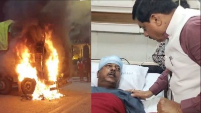इंदौर ट्रक हादसे में जख्मी हुए लोगों से मिले सीएम यादव, घटना में 3 की मौत, ड्राइवर गिरफ्तार