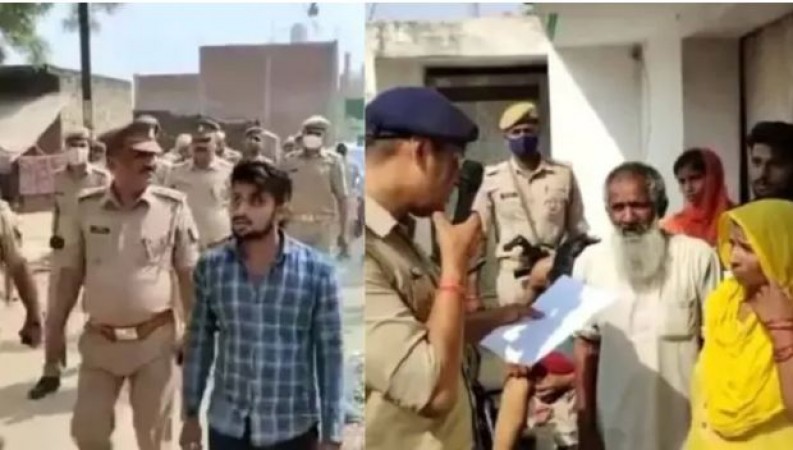 BJP supporter 'Muslim' youth was driven away from the mosque by calling him 'Kafir', attacked the house with sticks and sticks