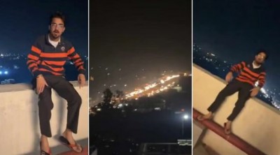 Two friends climb to the 12th floor to make a reel on Punjabi song Then came the call of one and the other fell down