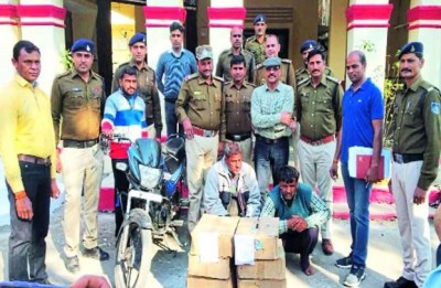 Cows smugglers arrested, many illegal items recovered