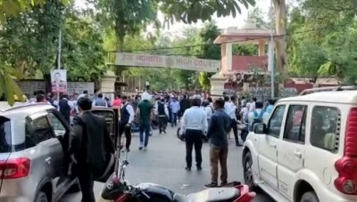 Firing in Lucknow High Court in broad daylight… Gangster Sanjeev Maheshwari Jeeva killed