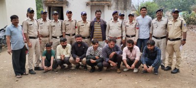 वन्यजीव का शिकार कर रहे 7 आरोपियों को पुलिस ने किया गिरफ्तार