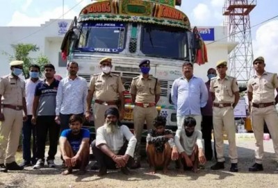 Rajasthan Police arrested 4 smugglers with 229 kg of hemp
