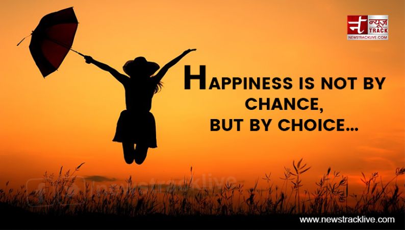 Happiness is not by Chance, but by choice | NewsTrack English 1