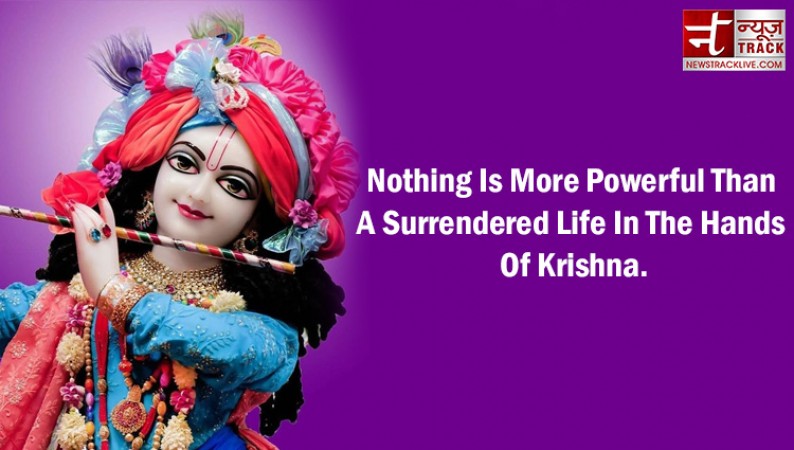 Beautiful Quotes: Dear Krishna! If I'm Wrong, Correct Me. If Lost, Guide Me  | NewsTrack English 1