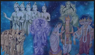 Vedic Hindu deities’ symbols and the forces of nature inside a human being