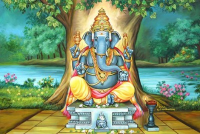 Why Lord Ganesha got his elephant head?
