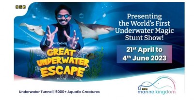 VGP Marine Kingdom presents World’s First Underwater Magic show