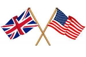 Some differences between British and American English