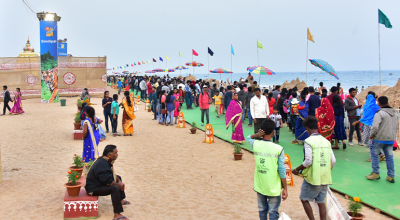 International Sand Art Festival to Grace Chandrabhaga Beach, Konark, Puri, Odisha, India