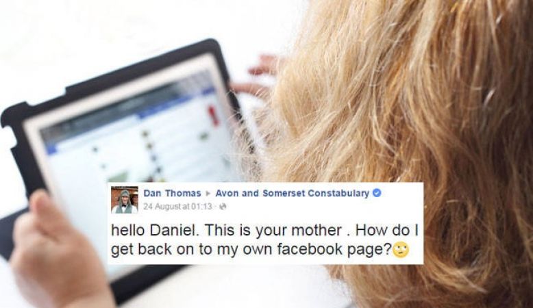 Mother asked her son on Facebook how to log out, Instead Got A Reply from Police