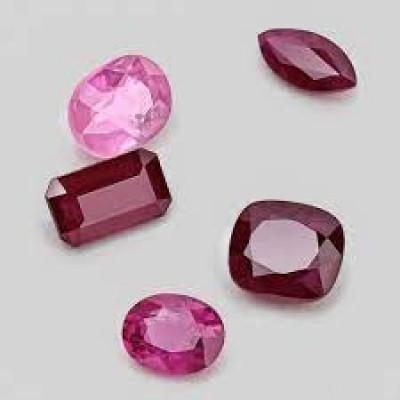 Where far away from the earth are these gems including rubies falling?