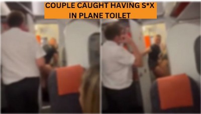 Couple indulged in sex in toilet on UK flight, See Video