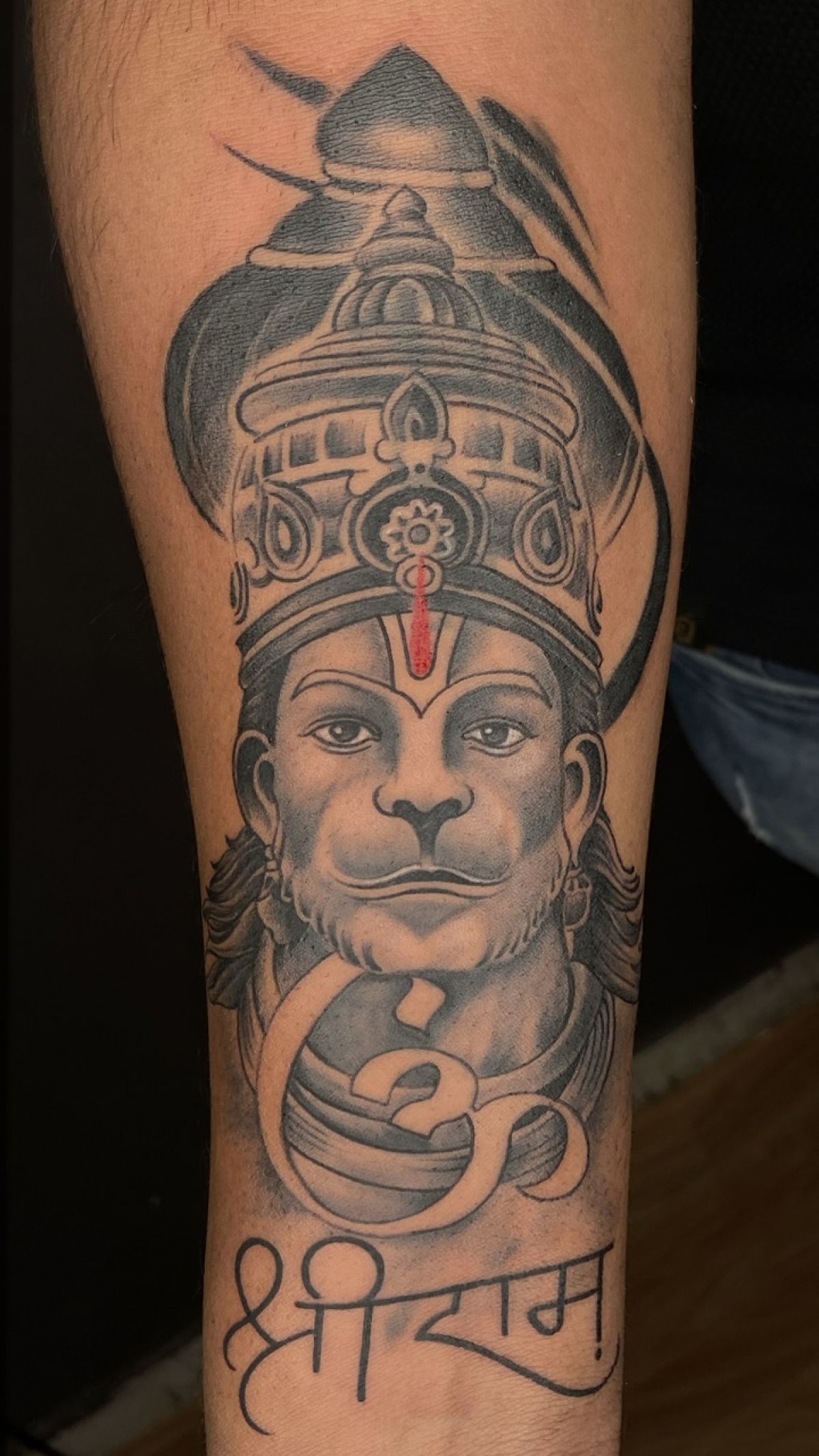 Lord Hanuman Ji with Ram Tattoo Love Waterproof Temporary Body Tattoo