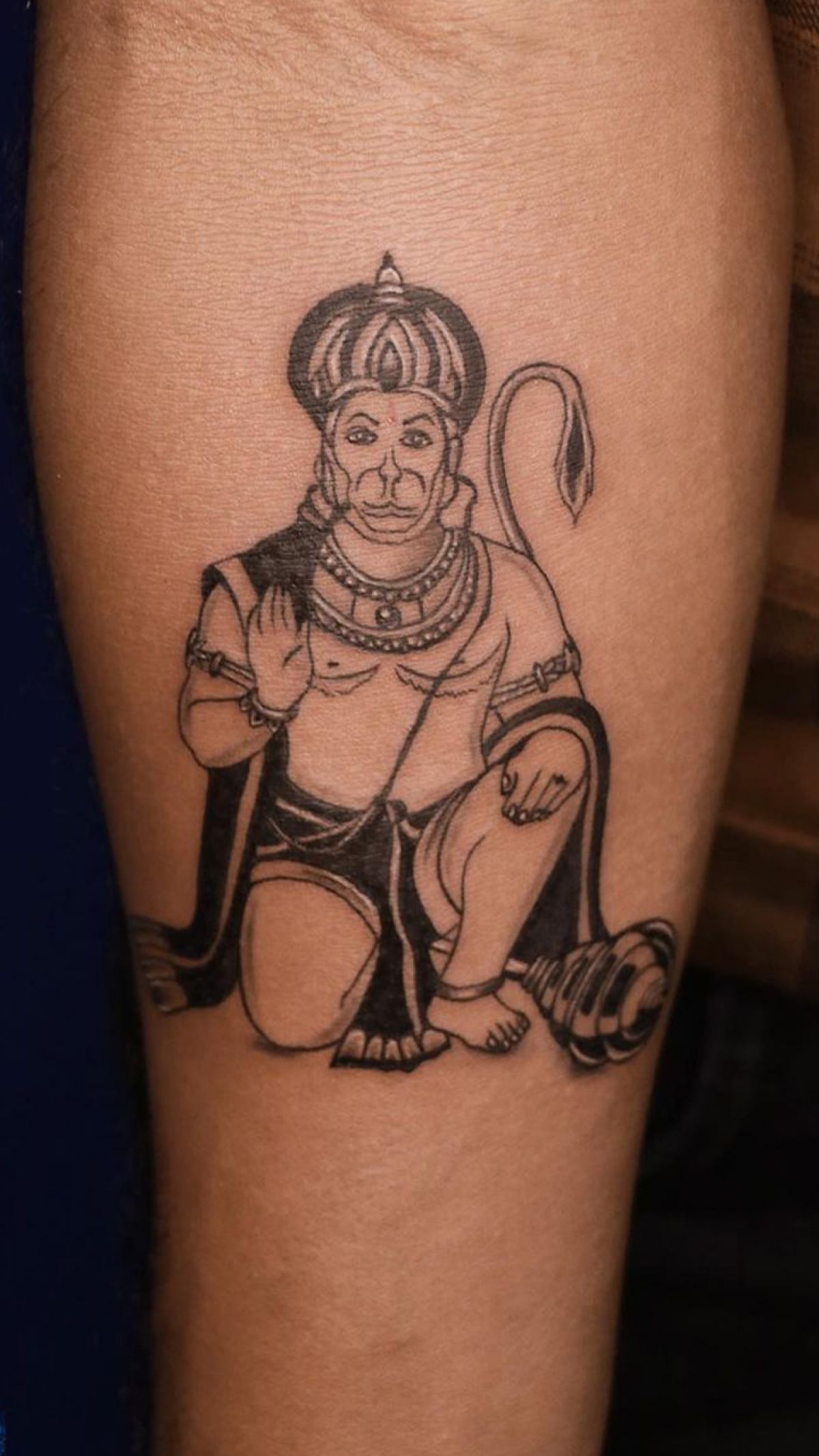Senior Adult Man Rear View Hanuman Tattoo Spiritual Arts Stock Photo,  Picture and Royalty Free Image. Image 76000868.