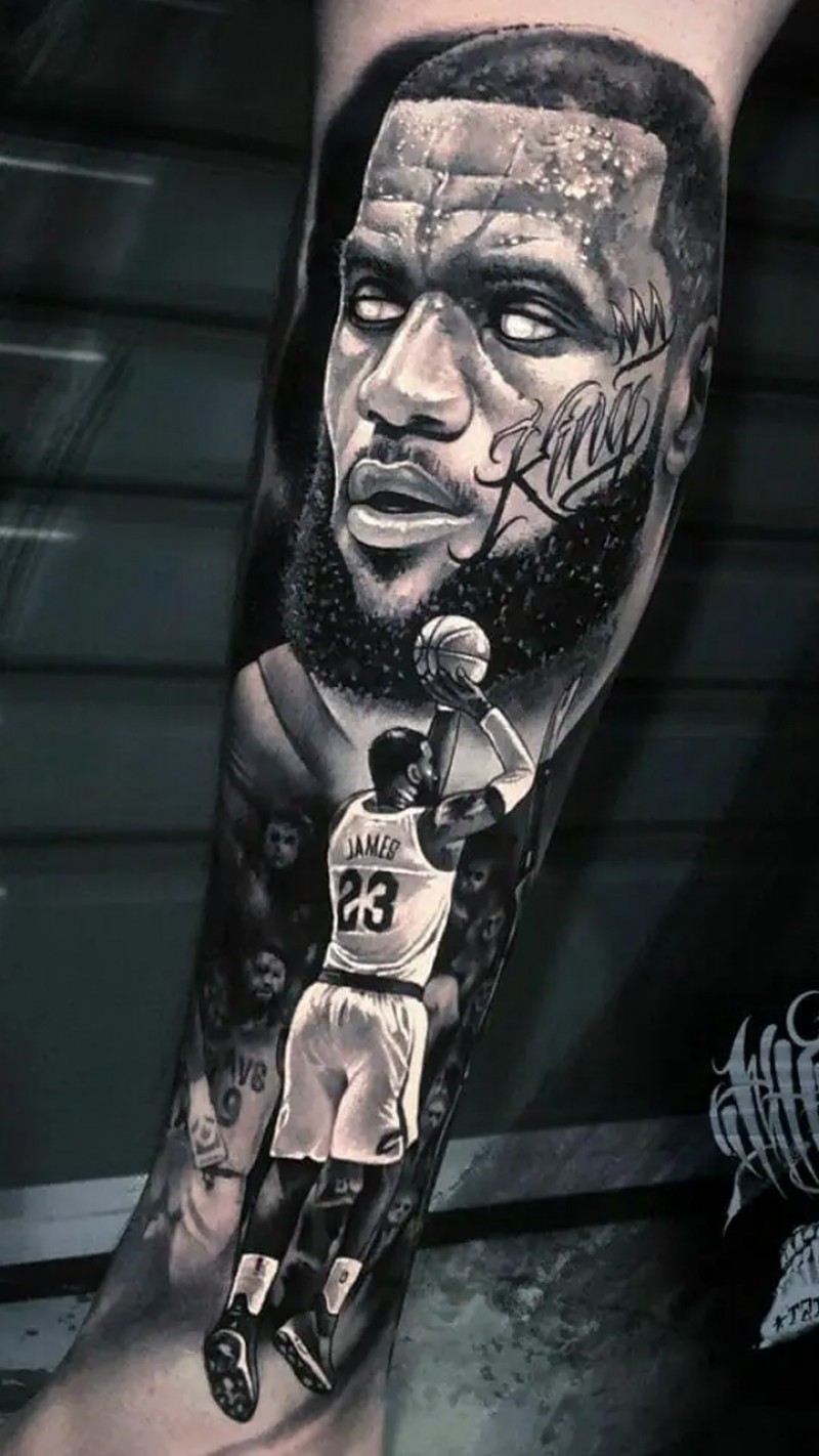 LeBron James gets mamba tattoo honoring friend and Lakers legend Kobe  Bryant