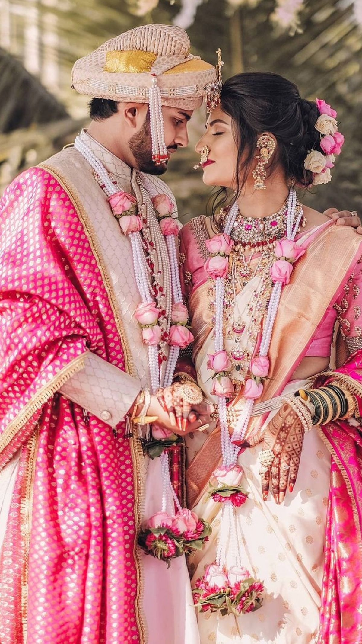 Maharashtrian Wedding Indian Couple Stock Photo 1190861854 | Shutterstock