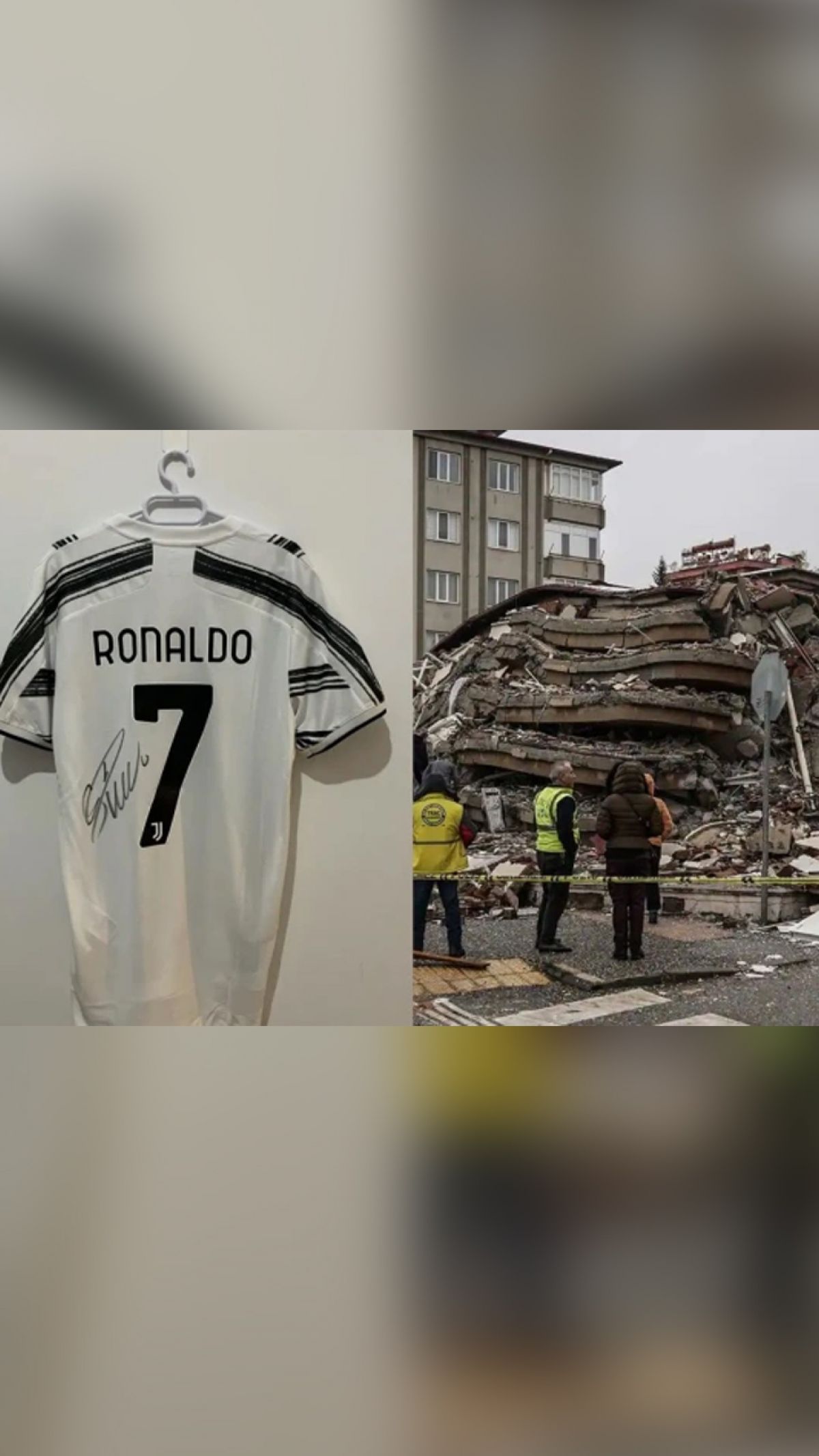 Cristiano Ronaldo's Signed Juventus Jersey To Be Auctioned To Fund Turkey  Earthquake Relief