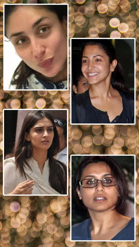 From Mukherjee Deepika Padukone, Bollywood actresses No Makeup looks