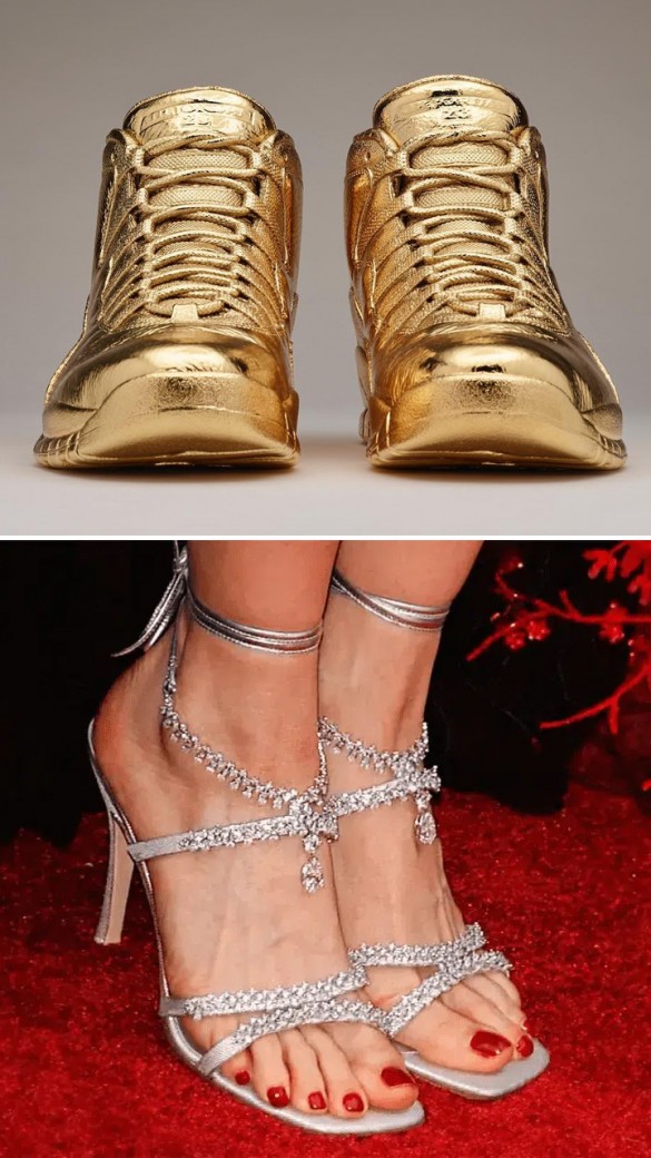 Intricate gold #heels #metallic | Heels, High heels, Beautiful shoes